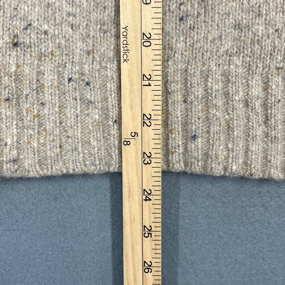 Smartwool Cream Fair Isle Merino Alpaca Button Mock Neck Sweater Womens Medium - Picture 7 of 8